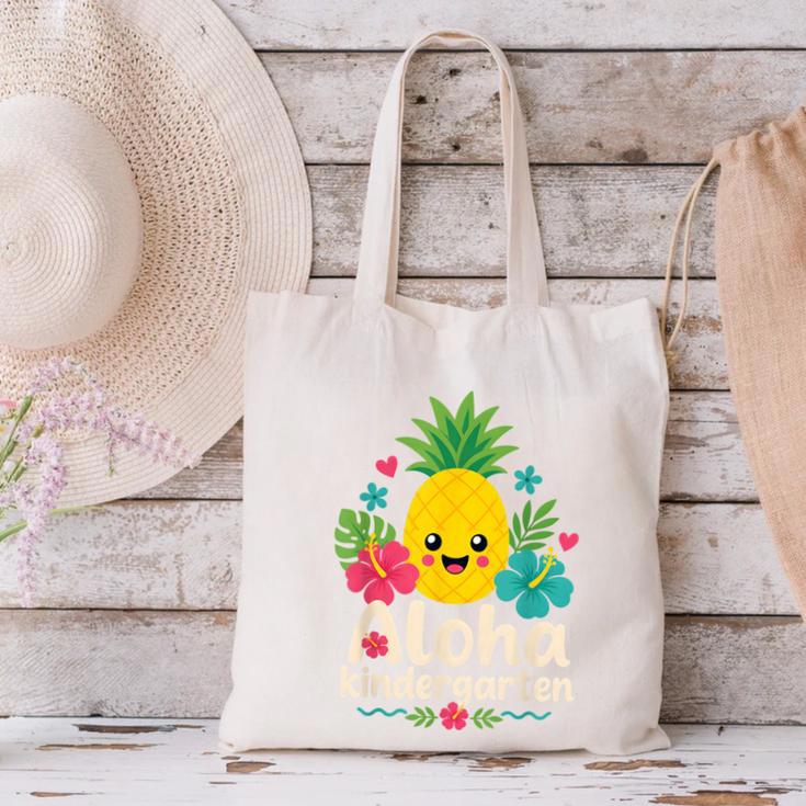 Aloha Kindergarten Pineapple Back To School Canvas Tote Bag Aloha Kindergarten Pineapple Back To School Canvas Tote Bag