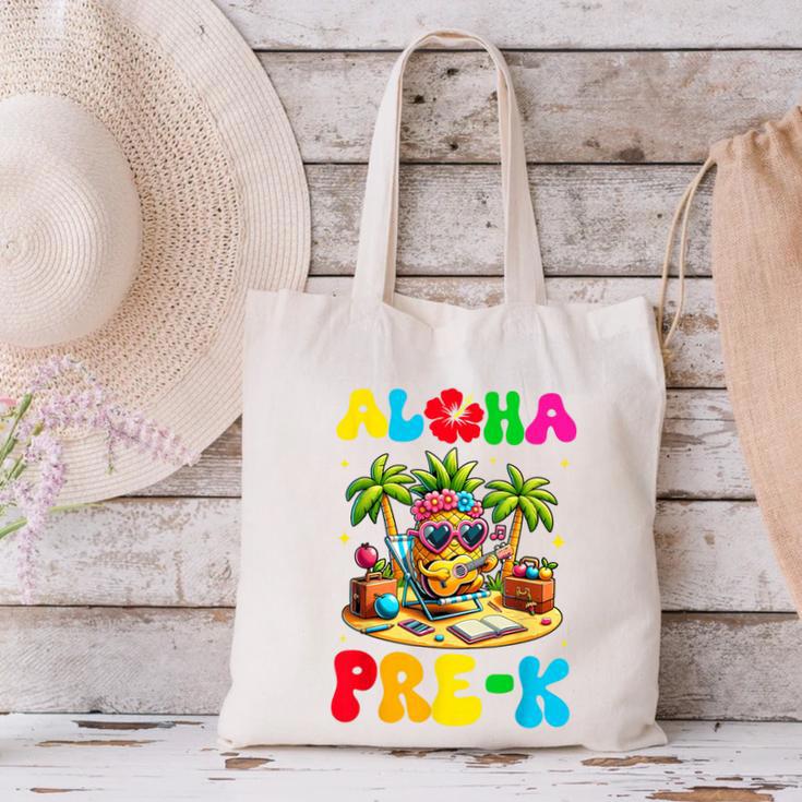 Aloha Pre-K Pineapple Hawaii Back To School Kids Girls Canvas Tote Bag Aloha Pre-K Pineapple Hawaii Back To School Kids Girls Canvas Tote Bag