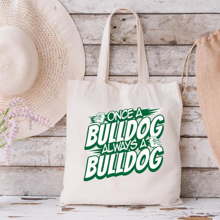 Always A Bulldog Back To School Spirit G Performance Canvas Tote Bag