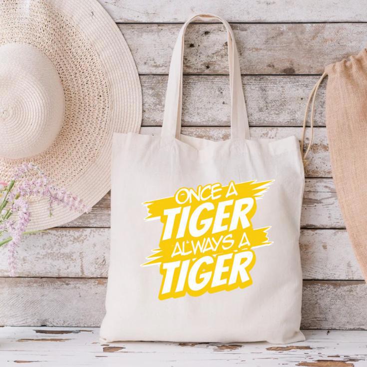 Always A Tiger Back To School Spirit GY Performance Canvas Tote Bag Always A Tiger Back To School Spirit GY Performance Canvas Tote Bag