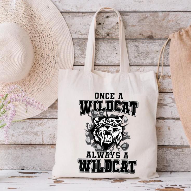 Always A Wildcat Back To School Spirit Canvas Tote Bag Always A Wildcat Back To School Spirit Canvas Tote Bag
