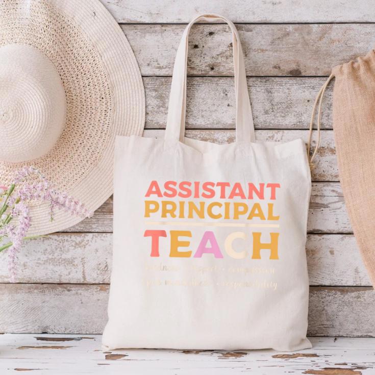 Assistant Principal Back To School Appreciation Principals Canvas Tote Bag Assistant Principal Back To School Appreciation Principals Canvas Tote Bag
