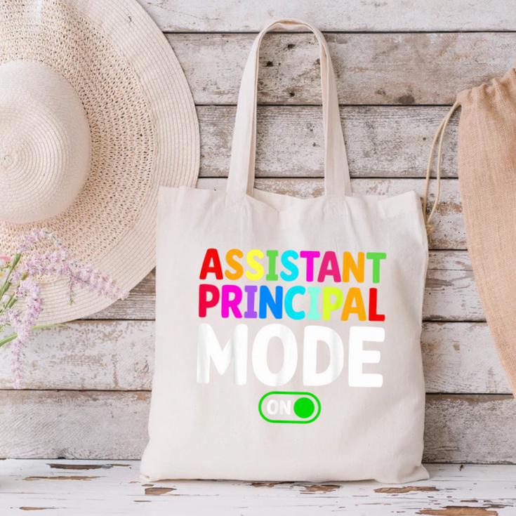 Assistant Principal Mode On Back To School Vice Principals Canvas Tote Bag Assistant Principal Mode On Back To School Vice Principals Canvas Tote Bag