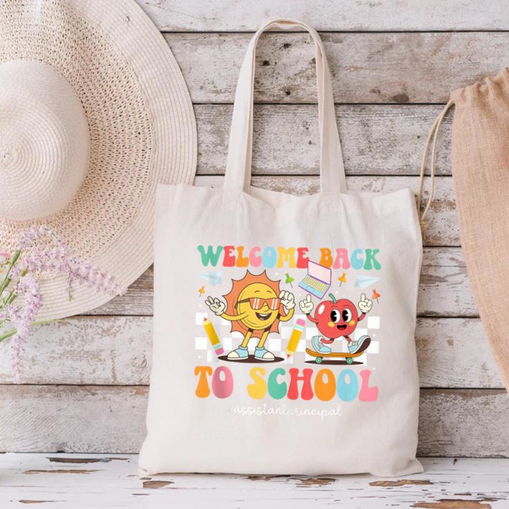 Back To School Assistant Principal First Day Of School Canvas Tote Bag