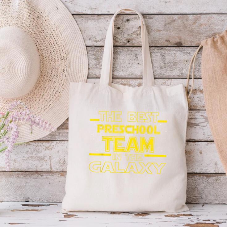 Back To School Best Preschool Team In The Galaxy Space Out Canvas Tote Bag Back To School Best Preschool Team In The Galaxy Space Out Canvas Tote Bag