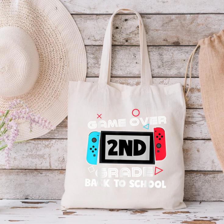 Back To School Game Over 2nd Grade Gamer Kids Boys Canvas Tote Bag Back To School Game Over 2nd Grade Gamer Kids Boys Canvas Tote Bag