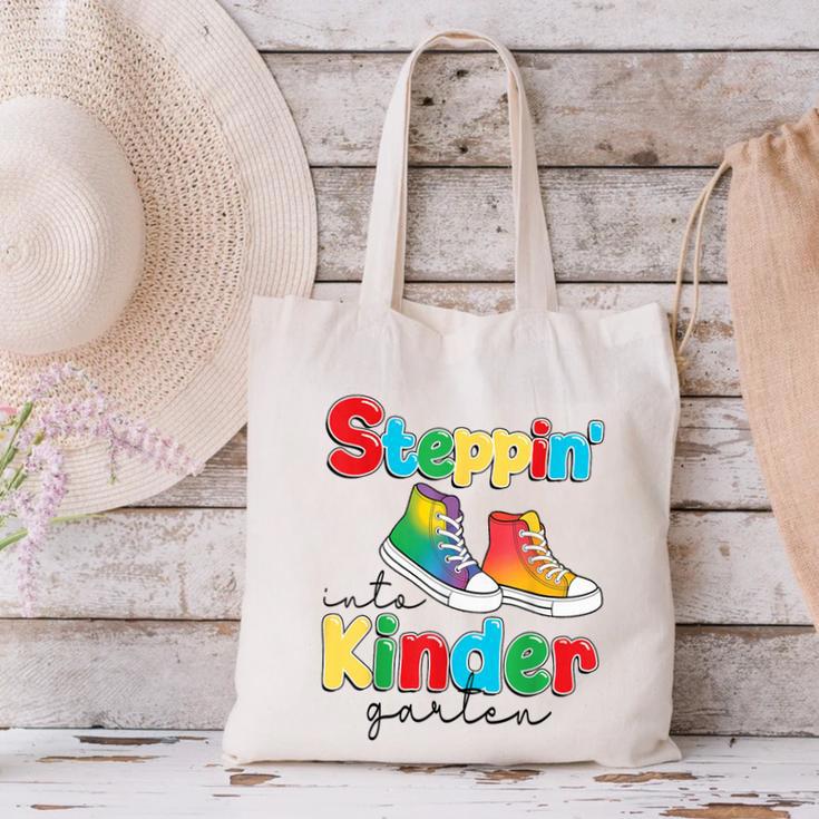 Back To School Girls Boys First Day Of Kindergarten Canvas Tote Bag