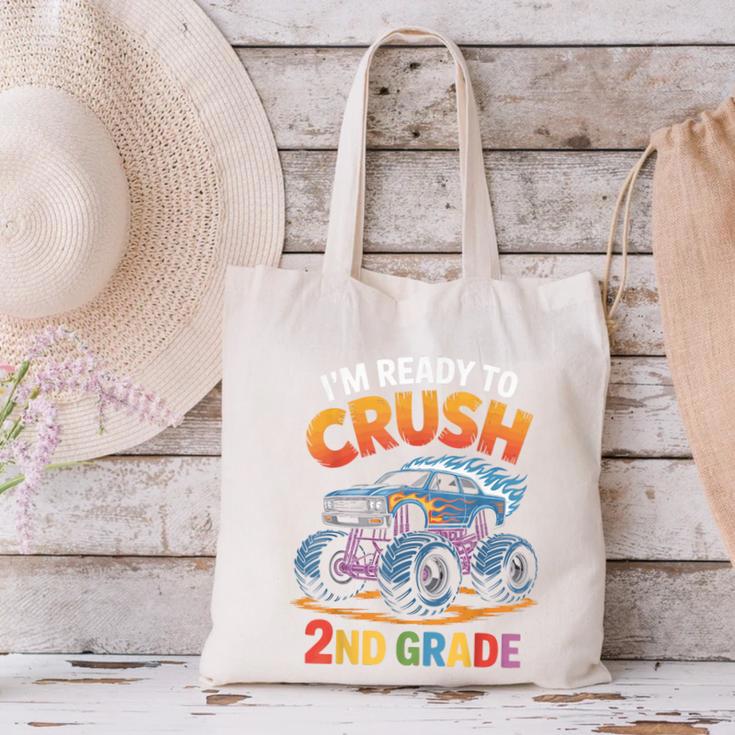 Back To School I'm Ready To Crush 2nd Grade Canvas Tote Bag