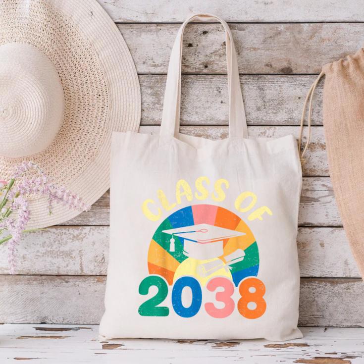 Back To School Pre-K Kindergarten Graduation Class Of 2038 Canvas Tote Bag Back To School Pre-K Kindergarten Graduation Class Of 2038 Canvas Tote Bag