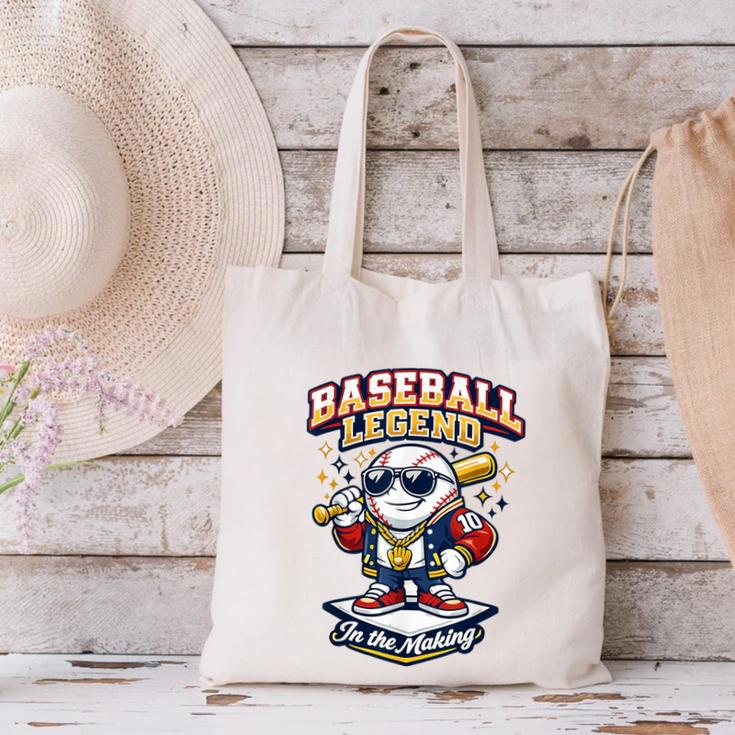 Baseball Cute Youth Ice Cream Valentine Day Sporty Fun Canvas Tote Bag Baseball Cute Youth Ice Cream Valentine Day Sporty Fun Canvas Tote Bag