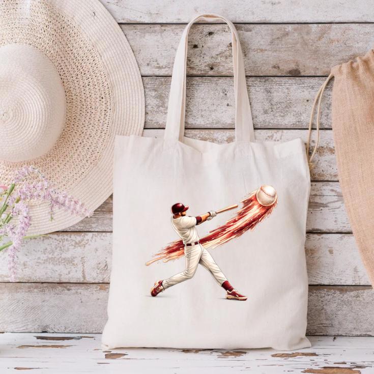 Baseball Drip Team For Boys And Girls Ice Cream Cool Canvas Tote Bag Baseball Drip Team For Boys And Girls Ice Cream Cool Canvas Tote Bag