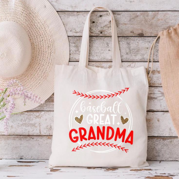 Baseball Great Grandma Of A Baseball Player Great Grandma Canvas Tote Bag