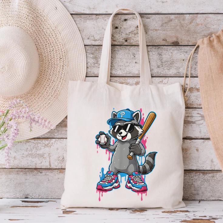 Baseball Ice Cream Drip For Boys And Girls Batter Game Day Canvas Tote Bag Baseball Ice Cream Drip For Boys And Girls Batter Game Day Canvas Tote Bag