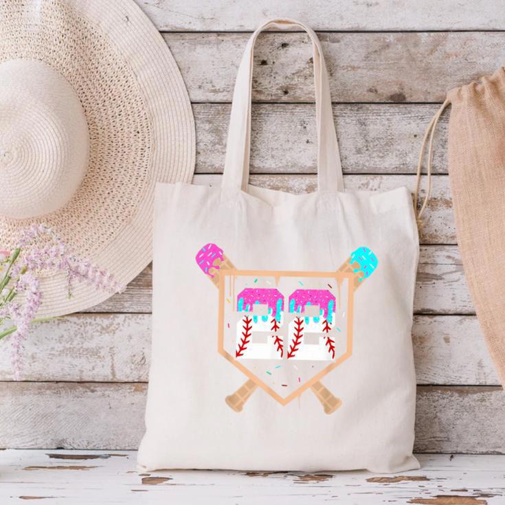 Baseball Ice Cream Drip Number 22 Player 22nd Birthday Canvas Tote Bag Baseball Ice Cream Drip Number 22 Player 22nd Birthday Canvas Tote Bag