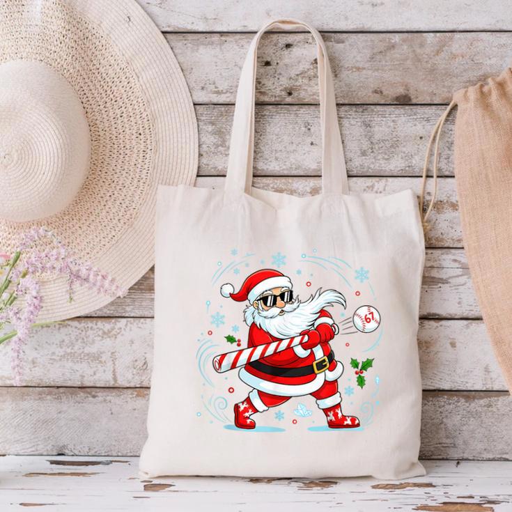 Baseball Santa 67 Christmas Xmas Pajamas Boys Kid Canvas Tote Bag Baseball Santa 67 Christmas Xmas Pajamas Boys Kid Canvas Tote Bag