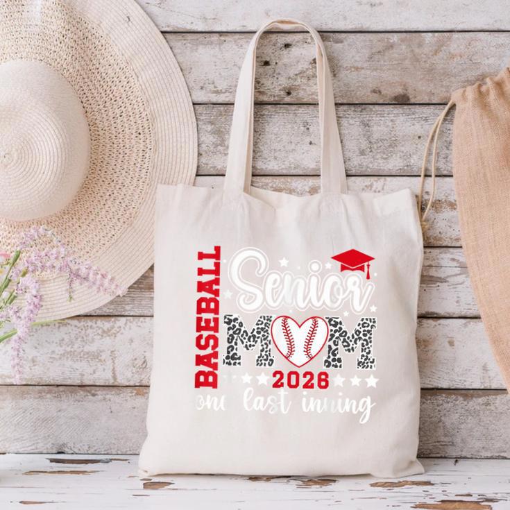 Baseball Senior Mom 2026 Last Inning Baseball Senior Mama Canvas Tote Bag