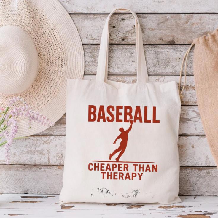 Baseball Tee For Men Women Canvas Tote Bag