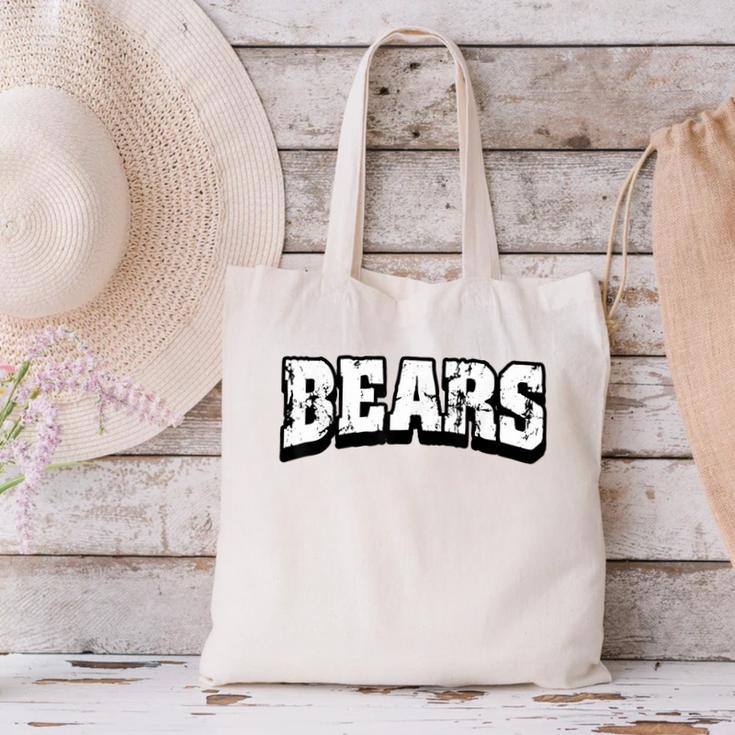 Bears Back To School Spirit Canvas Tote Bag Bears Back To School Spirit Canvas Tote Bag