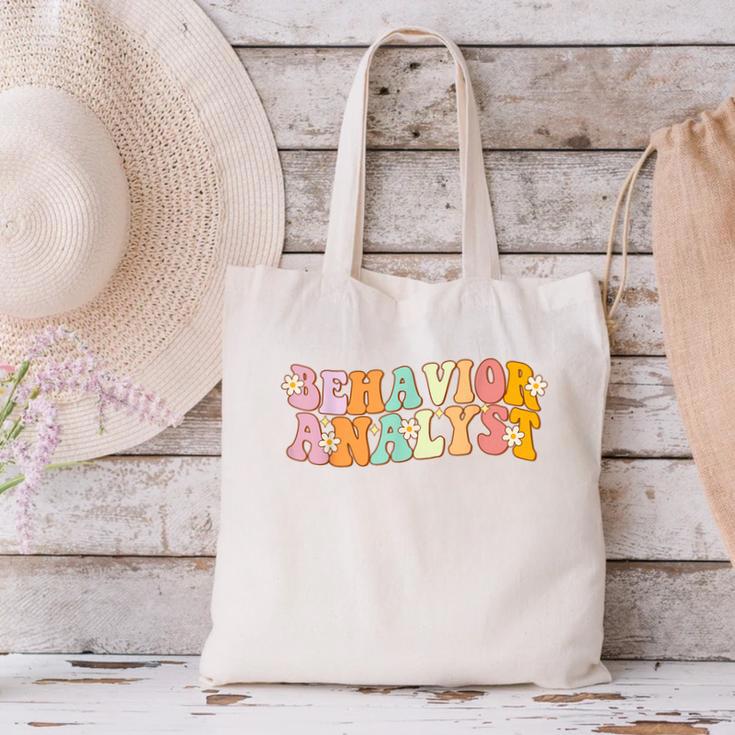 Behavior Analyst Fun Back To School Appreciation Canvas Tote Bag Behavior Analyst Fun Back To School Appreciation Canvas Tote Bag