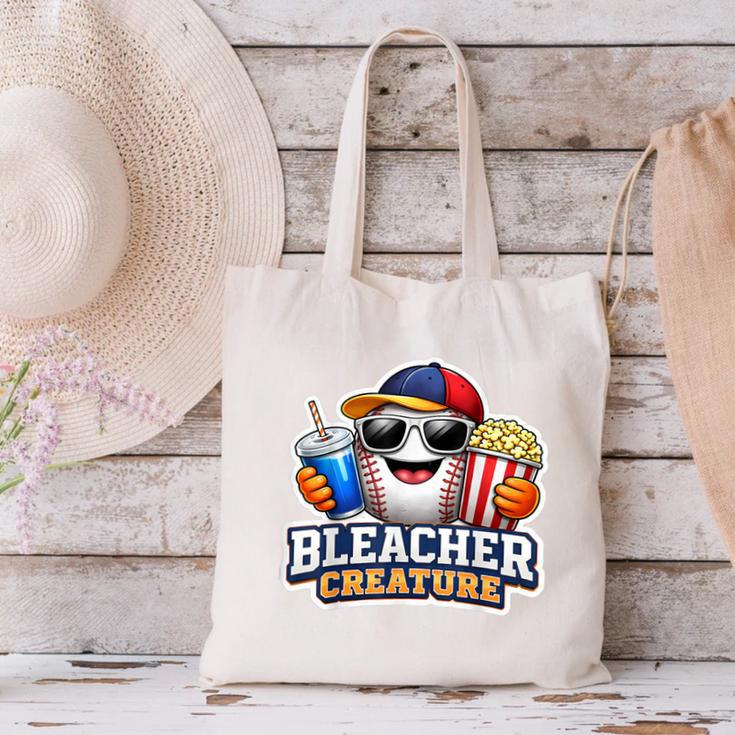 Bleacher Creature Baseball Fan Supporter Game Day Ball Canvas Tote Bag Bleacher Creature Baseball Fan Supporter Game Day Ball Canvas Tote Bag