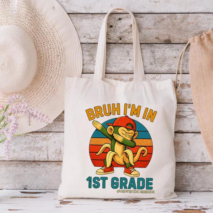 Bruh I’m In 1st Grade Italian Brainrot Meme Back To School Premium Tri-Blend Canvas Tote Bag Bruh I’m In 1st Grade Italian Brainrot Meme Back To School Premium Tri-Blend Canvas Tote Bag