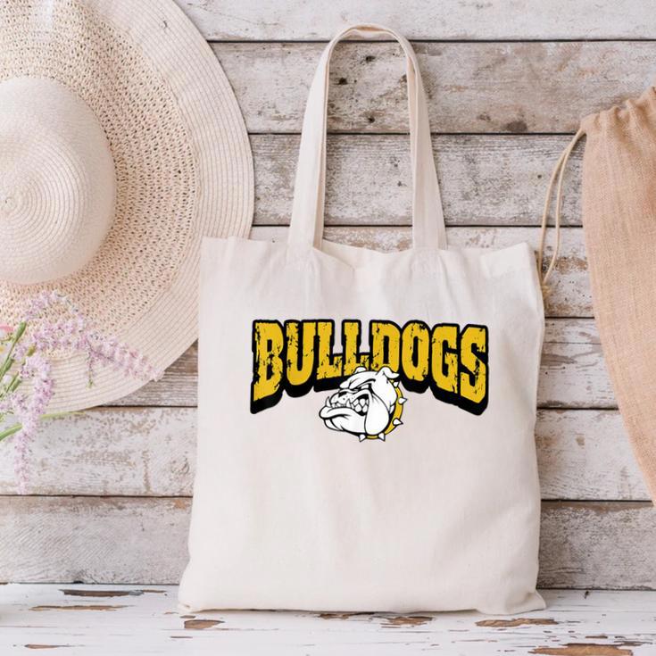Bulldogs Back To School Spirit GY Canvas Tote Bag