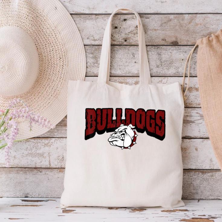 Bulldogs Back To School Spirit M Canvas Tote Bag