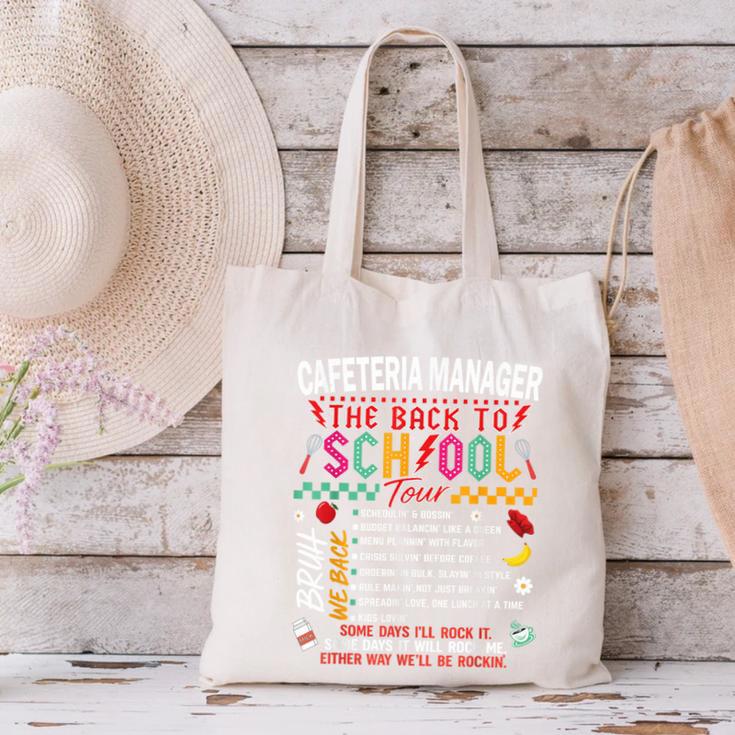 Cafeteria Manager School Cafeteria Crew Back To School Canvas Tote Bag Cafeteria Manager School Cafeteria Crew Back To School Canvas Tote Bag