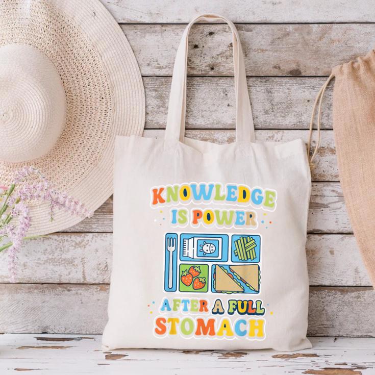 Cafeteria Squad Tour Welcome Back To School Lunch Lady Canvas Tote Bag