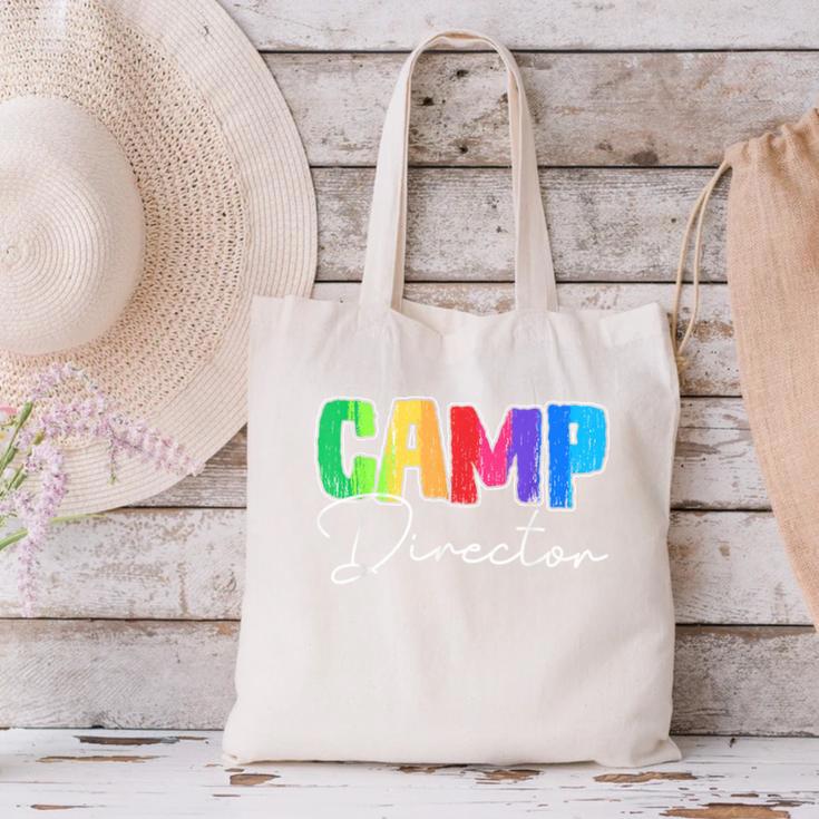 Camp Director Counselor Camper Camping Back To School Canvas Tote Bag Camp Director Counselor Camper Camping Back To School Canvas Tote Bag