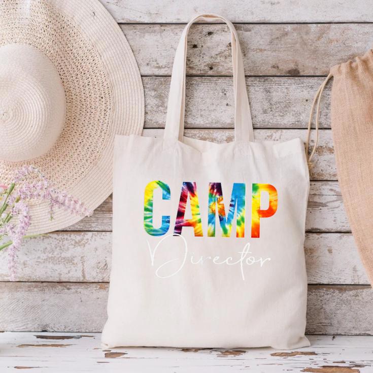 Camp Director Women Tie Dye Back To School Appreciation Day Canvas Tote Bag Camp Director Women Tie Dye Back To School Appreciation Day Canvas Tote Bag