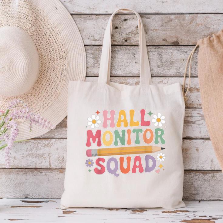 Campus School Hall Monitor Squad Patrol Back To School Canvas Tote Bag Campus School Hall Monitor Squad Patrol Back To School Canvas Tote Bag