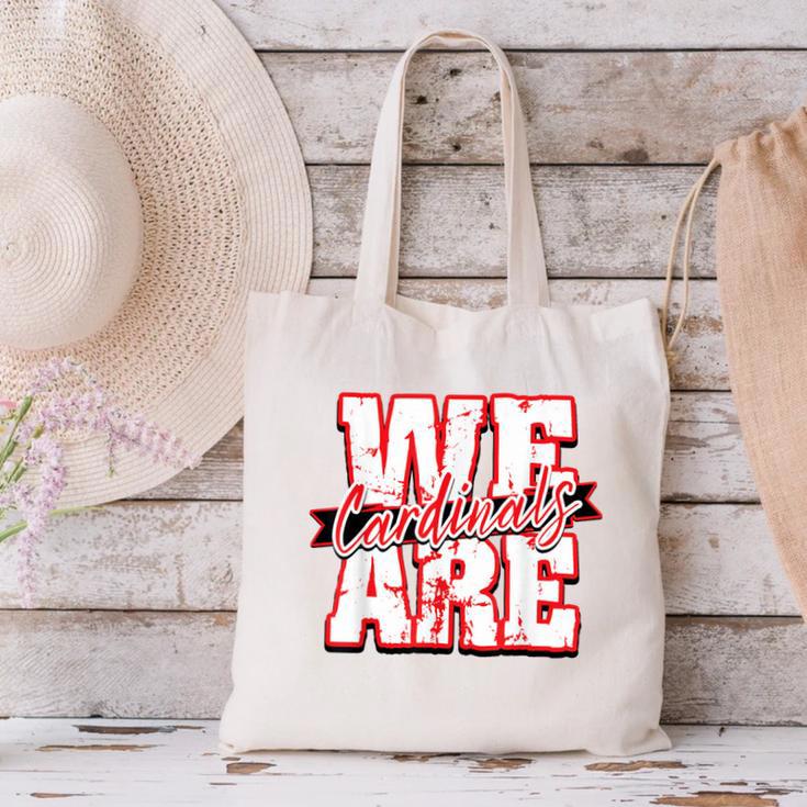 We Are Cardinals Back To School Spirit R Canvas Tote Bag