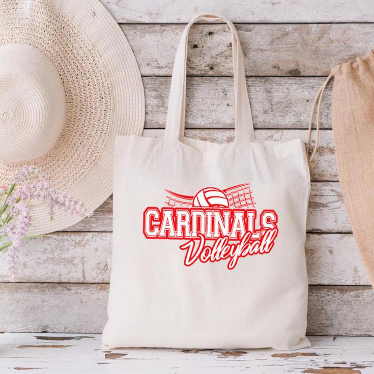Cardinals Volleyball Back To School Spirit R Canvas Tote Bag Cardinals Volleyball Back To School Spirit R Canvas Tote Bag