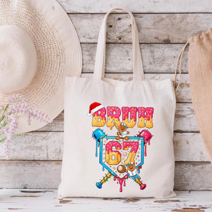 Christmas Gingerbread Bruh 67 Baseball Ice Cream Drip Kids Canvas Tote Bag Christmas Gingerbread Bruh 67 Baseball Ice Cream Drip Kids Canvas Tote Bag