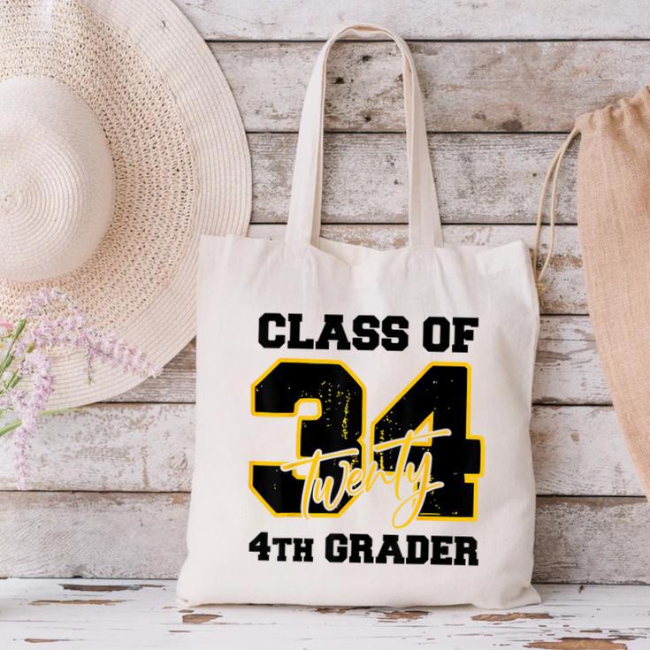 Class Of 2034 4th Grader Elementary School Back To School Canvas Tote Bag Class Of 2034 4th Grader Elementary School Back To School Canvas Tote Bag