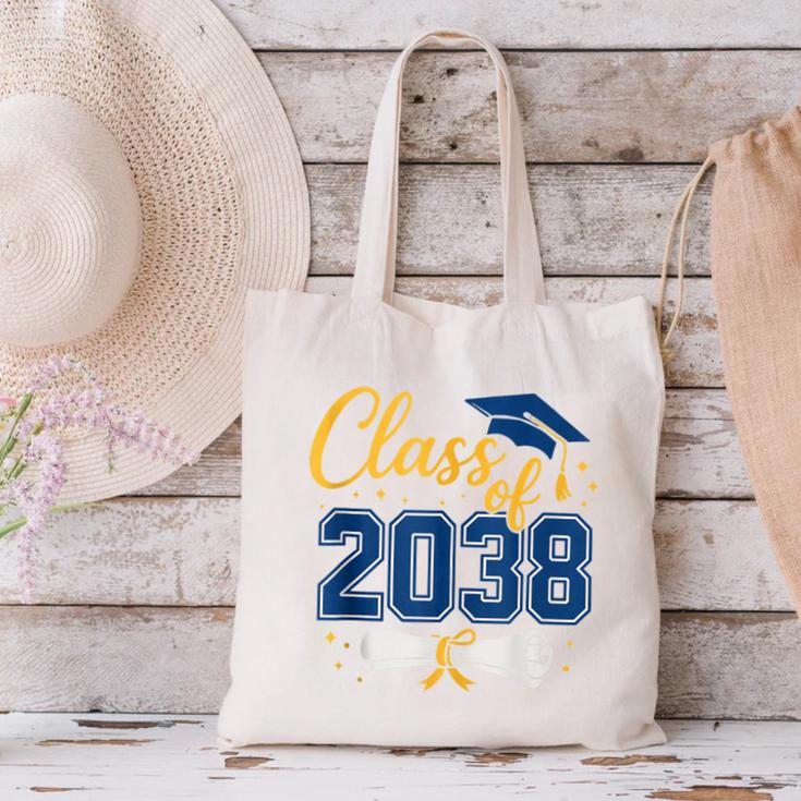 Class Of 2038 Grow With Me Kindergarten Back To School Canvas Tote Bag