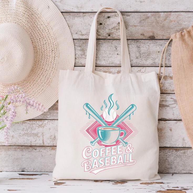 Coffee And Baseball Baseball Player Canvas Tote Bag Coffee And Baseball Baseball Player Canvas Tote Bag