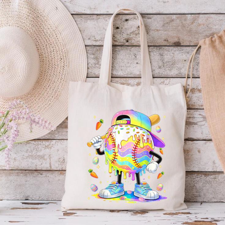 Cute Easter Baseball Ice Cream Boys Girls Kids Canvas Tote Bag Cute Easter Baseball Ice Cream Boys Girls Kids Canvas Tote Bag