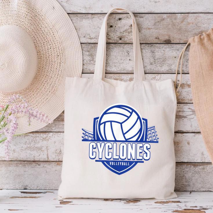 Cyclones Volleyball Back To School Spirit B Canvas Tote Bag