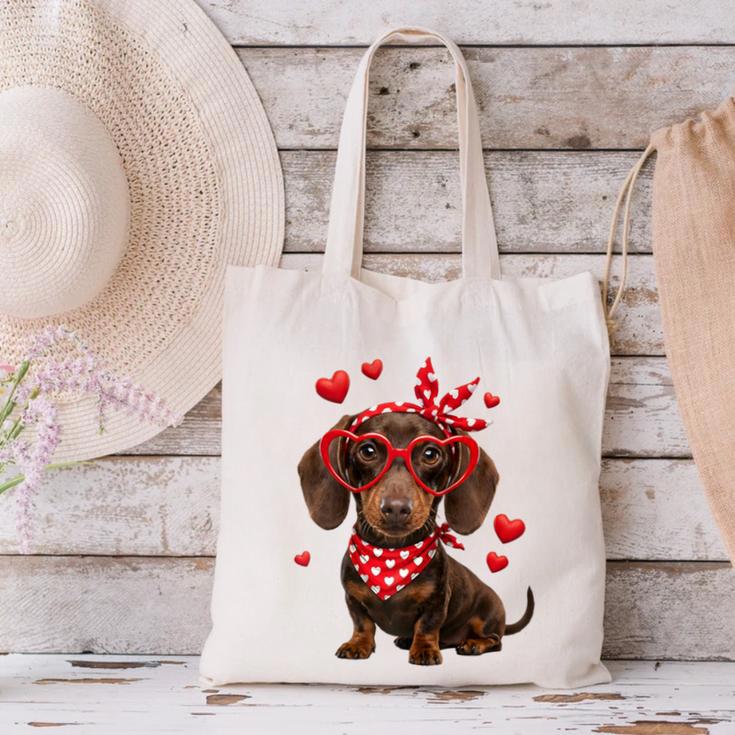 Dachshund Valentines Day Wiener Dog Lover Weenie Heart Raglan Baseball Tee Canvas Tote Bag Dachshund Valentines Day Wiener Dog Lover Weenie Heart Raglan Baseball Tee Canvas Tote Bag
