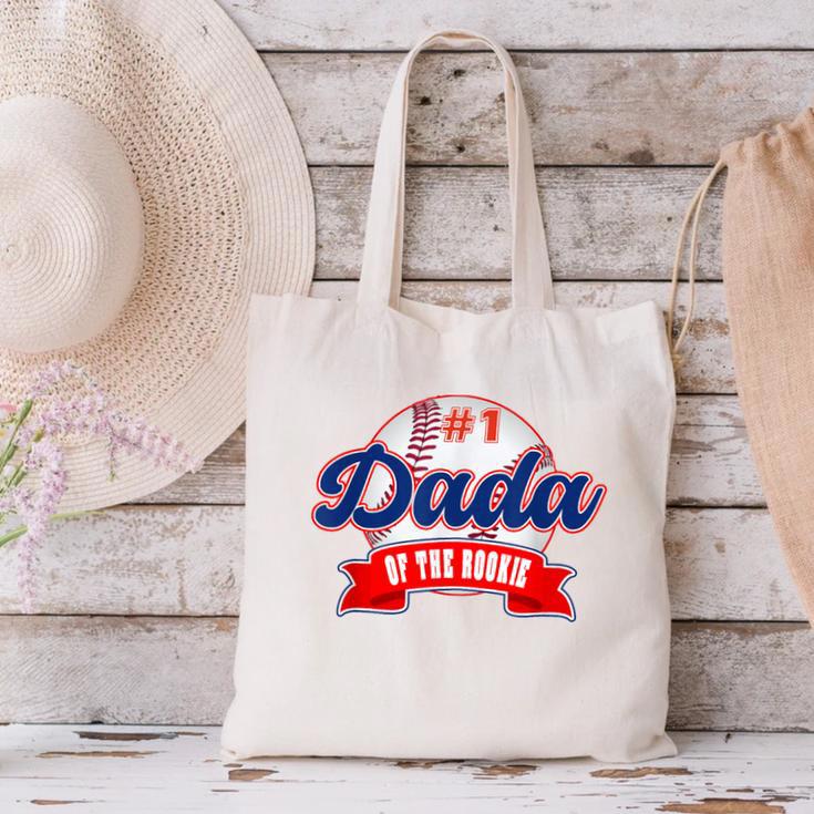 Dada Rookie Of Year 1st Birthday Baseball Theme Matching Canvas Tote Bag Dada Rookie Of Year 1st Birthday Baseball Theme Matching Canvas Tote Bag