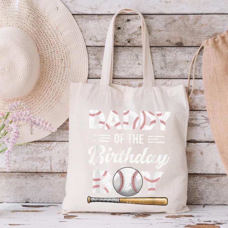 Daddy Of The Birthday Boy Baseball Matching Family Canvas Tote Bag Daddy Of The Birthday Boy Baseball Matching Family Canvas Tote Bag