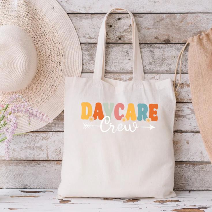Daycare Crew Back To School Childcare Provider Canvas Tote Bag Daycare Crew Back To School Childcare Provider Canvas Tote Bag