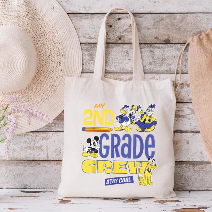 Disney My 2nd Grade Crew Stay Cool Back To School Friends Canvas Tote Bag Disney My 2nd Grade Crew Stay Cool Back To School Friends Canvas Tote Bag