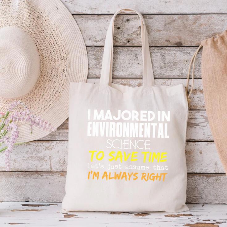 Environmental Science Major For Back To School Premium Tri-Blend Canvas Tote Bag Environmental Science Major For Back To School Premium Tri-Blend Canvas Tote Bag