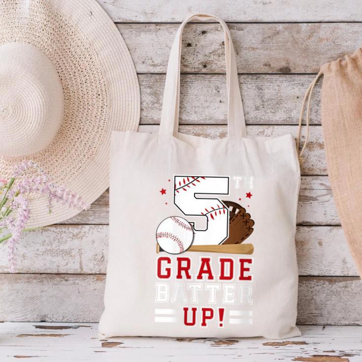 Fifth Grade Batter Up Baseball First Day Back To School Canvas Tote Bag
