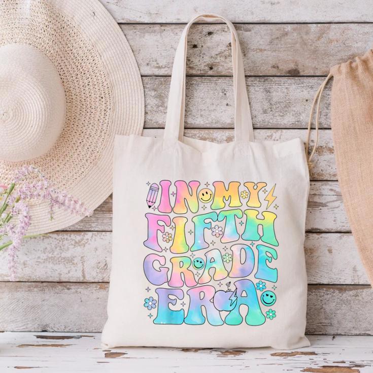 In My Fifth Grade Era Girl Tie Dye 5th Grade Back To School Canvas Tote Bag In My Fifth Grade Era Girl Tie Dye 5th Grade Back To School Canvas Tote Bag