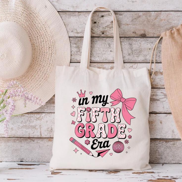 In My Fifth Grade The Girls Bow Back To School Canvas Tote Bag In My Fifth Grade The Girls Bow Back To School Canvas Tote Bag