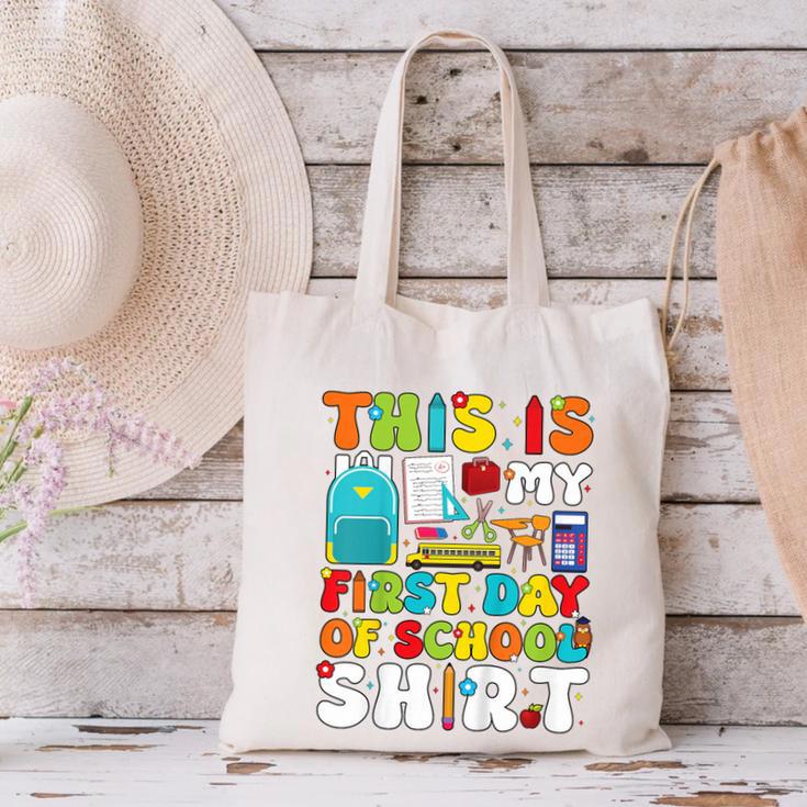 First Day Of School Shirt Boys Girls Back To School Canvas Tote Bag First Day Of School Shirt Boys Girls Back To School Canvas Tote Bag